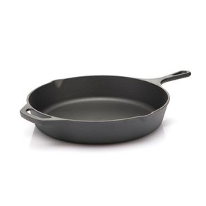 Sartén Tipo Skillet Hierro Fundido 30 Cm Negro - Picca