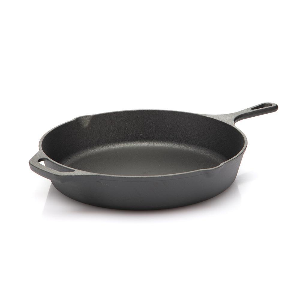 Sartén Tipo Skillet Hierro Fundido 30 Cm Negro