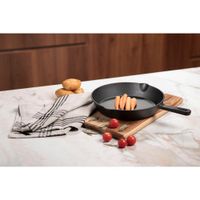 Sartén Tipo Skillet Hierro Fundido 26 Cm Negro - Picca