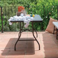 Mesa de Exterior Plegable Oskar Negra