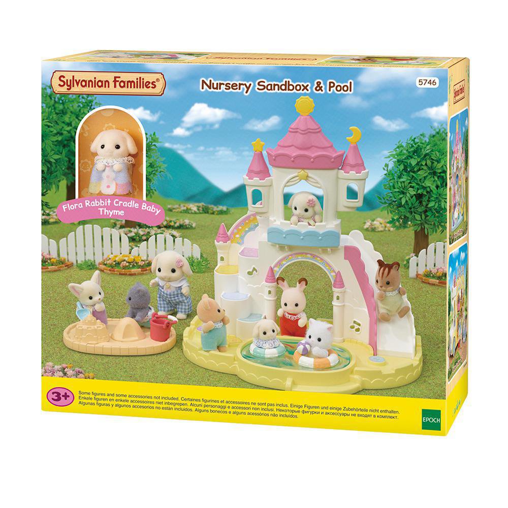 Set de Juego Sylvanian Families Arenero y Piscina de la Guardería Set de Juego Arenero y P…