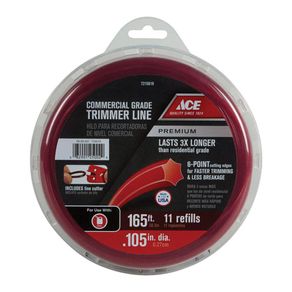 Hilo Hexagonal Para Desbrozadora Diámetro 0.27 Cm - Ace