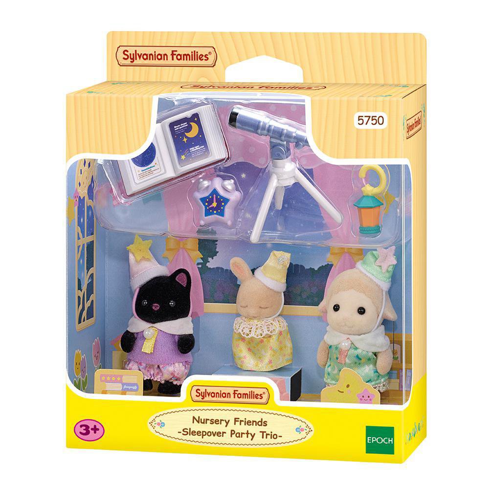 Sylvanian Families Amigos de Guardería Fiesta de Pijamas