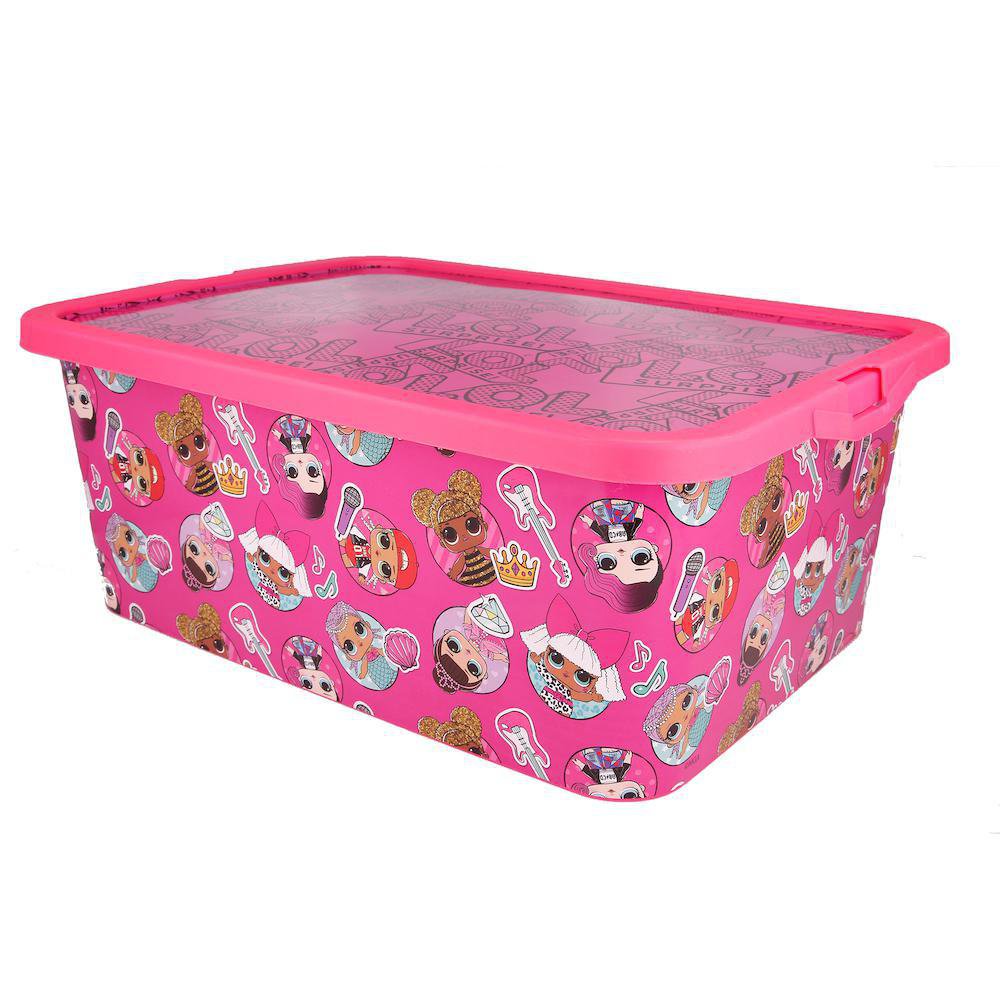 Caja Organizadora Infantil Click de 13 L Diseño L.O.L Caja Organizadora Click de 13 L