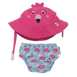 Sombrero Diseño Flamingo Talla 3 - 6 Meses - Zoocchini
