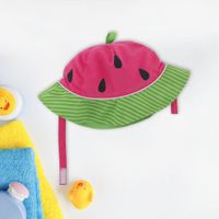 Sombrero Diseño Sandía Talla 3 - 6 Meses - Zoocchini