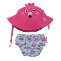 Sombrero Diseño Flamingo Talla 6 - 12 Meses - Zoocchini
