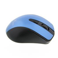 Mouse Óptico Inalámbrico de 4 Botones Azul y Negro - Xtech