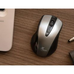Mouse Inalámbrico de 2.4 Ghz Gris y Negro - Xtech