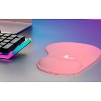 Mouse Pad con Reposamuñecas de Gel Rosada - Xtech