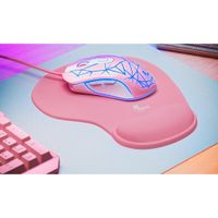 Mouse Pad con Reposamuñecas de Gel Rosada - Xtech