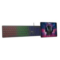 Combo para Gaming Teclado Multimedia y Mouse Pad - Xtech