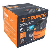 Compresor Libre de Aceite de 12 L 1 Hp - Truper
