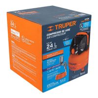 Kit de Compresor de Aire Manguera y Pistola 24 L - Truper