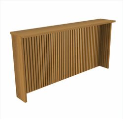 Mueble Auxiliar Café 200X35.5X100 Cm - Livim Natural Home