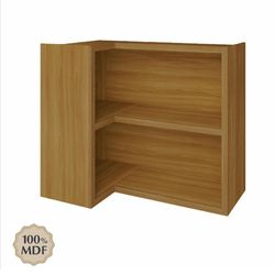Gabinete de Esquina Impera Café 93X52X78 Cm - Livim Natural Home