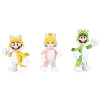 Set de Figuras de Mario World 3D de 4 Plg