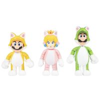 Set de Figuras de Mario World 3D de 4 Plg