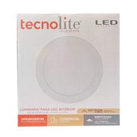 Lámpara Circular de Empotrar Blanca Cálida de 18 W - Tecnolite