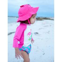 Sombrero Diseño Flamingo Talla 3 - 6 Meses - Zoocchini