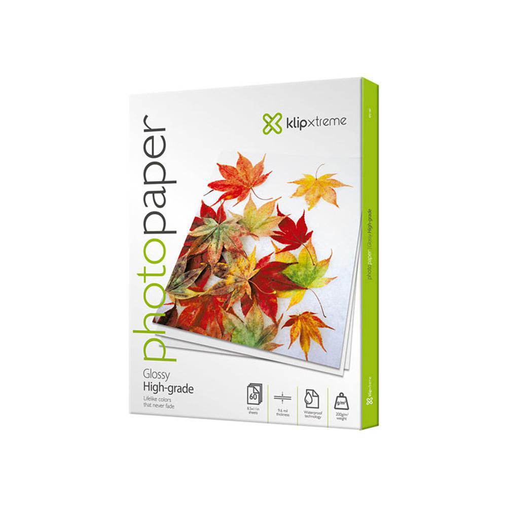 Resma de Papel Fotográfico Brillante 60 Hojas Resma de 60 Hojas de Papel Fotográfico Brill…