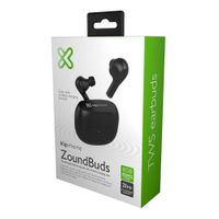 Audífonos Inalámbricos Zoundbuds Negro - Klipxtreme