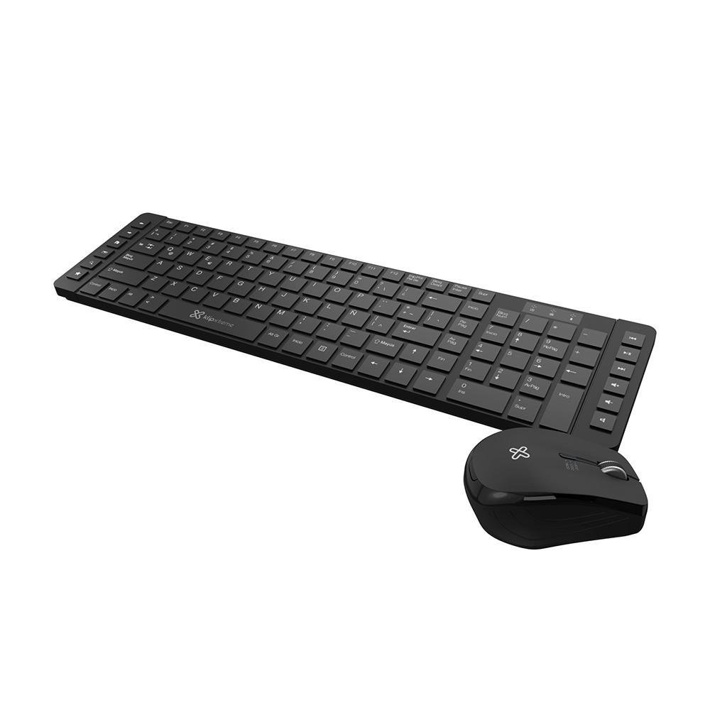 Combo de Teclado y Mouse Inalámbrico Revolution Color Negro Combo Teclado y Mouse Inalámbr…