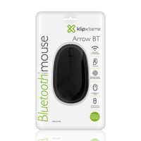 Mouse Ambidiestro Inalámbrico Arrow Bt Negro - Klipxtreme