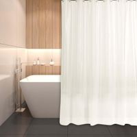 Cortina de Baño Transparente 180X180 Cm - Viva