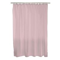 Cortina de Tela para Baño con Ganchos Rosada 180X180 Cm - Viva