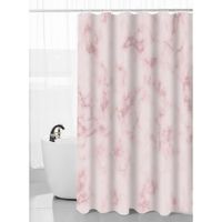 Cortina de Baño Jacquard Rosada 180X180 Cm - Viva