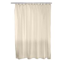 Cortina de Tela para Baño con Ganchos Beige 180X180 Cm - Viva