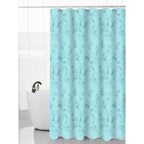 Cortina de Baño Jacquard Celeste 180X180 Cm - Viva