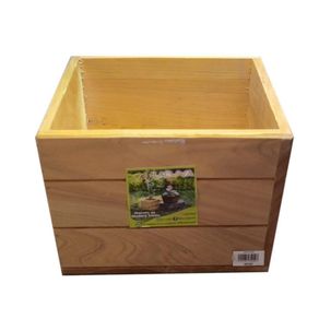 Maceta Multiusos Madera Natural de 15x23 Cm - La Cuya