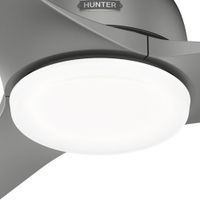 Ventilador Gallegos Plateado 52 Plg - Hunter Company