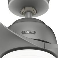 Ventilador Gallegos Plateado 52 Plg - Hunter Company