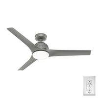 Ventilador Gallegos Plateado 52 Plg - Hunter Company