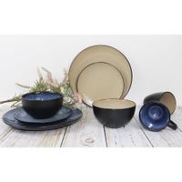 Vajilla Vidalia Crema 16 Pzas - Toscana [p]