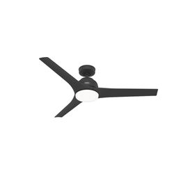 Ventilador Gallegos Negro Mate 52 Plg - Hunter Company