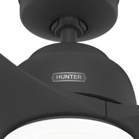 Ventilador Gallegos Negro Mate 52 Plg - Hunter Company