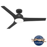 Ventilador Gallegos Negro Mate 52 Plg - Hunter Company