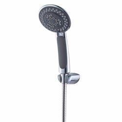 Cabeza De Ducha Redonda Cromado Con Gris 4 Funciones - Sensea
