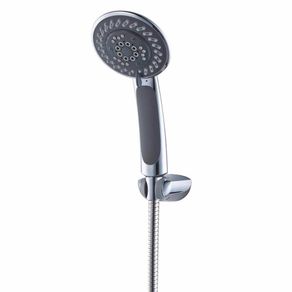 Cabeza De Ducha Redonda Cromado Con Gris 4 Funciones - Sensea
