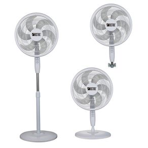 Ventilador de Pedestal Blanco 3 en 1 - Rosthal