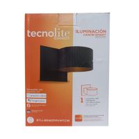Lámpara De Interior Para Pared Negro 5W - Tecnolite Connect