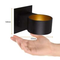 Lámpara De Interior Para Pared Negro 5W - Tecnolite Connect