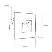 Lámpara De Empotrar Para Pared Cyrano 3W - Tecnolite