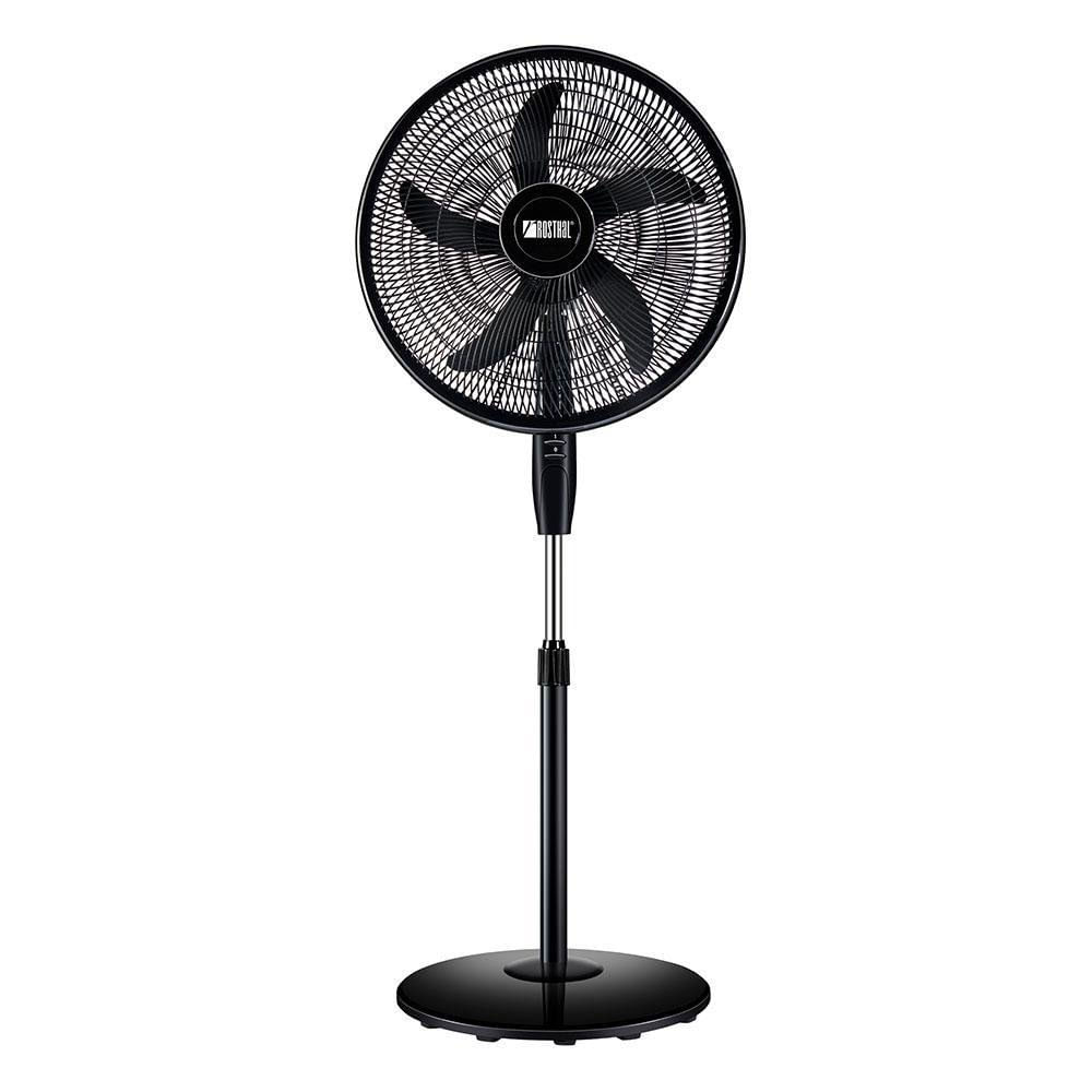 Ventilador de Pedestal Rosthal de 20 Plg con 5 Aspas Color Negro