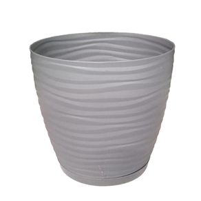 Maceta Premium Gris 10x11 Cm - Electrocasa