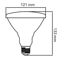 Reflector De Exterior LED Blanca Cálida 18 W - Tecnolite